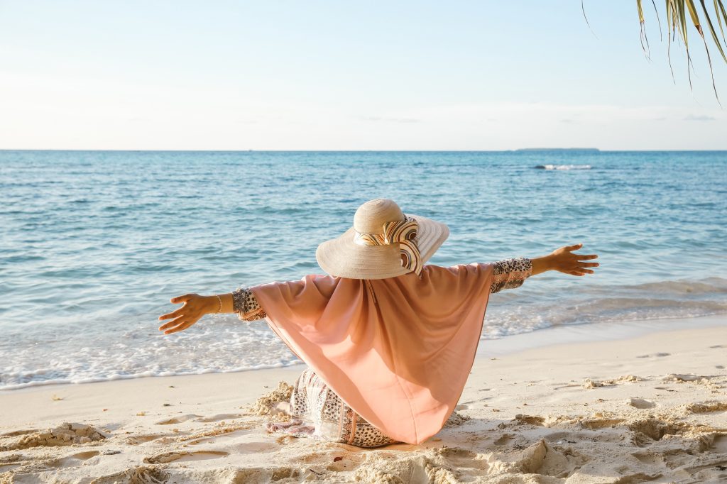 Summer Woman on beach